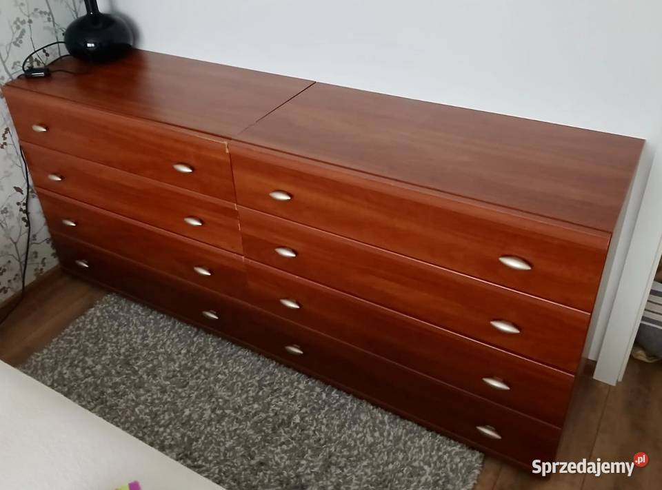 Komplet sypialnia łóżko i komody Vox kolekcja Gdynia