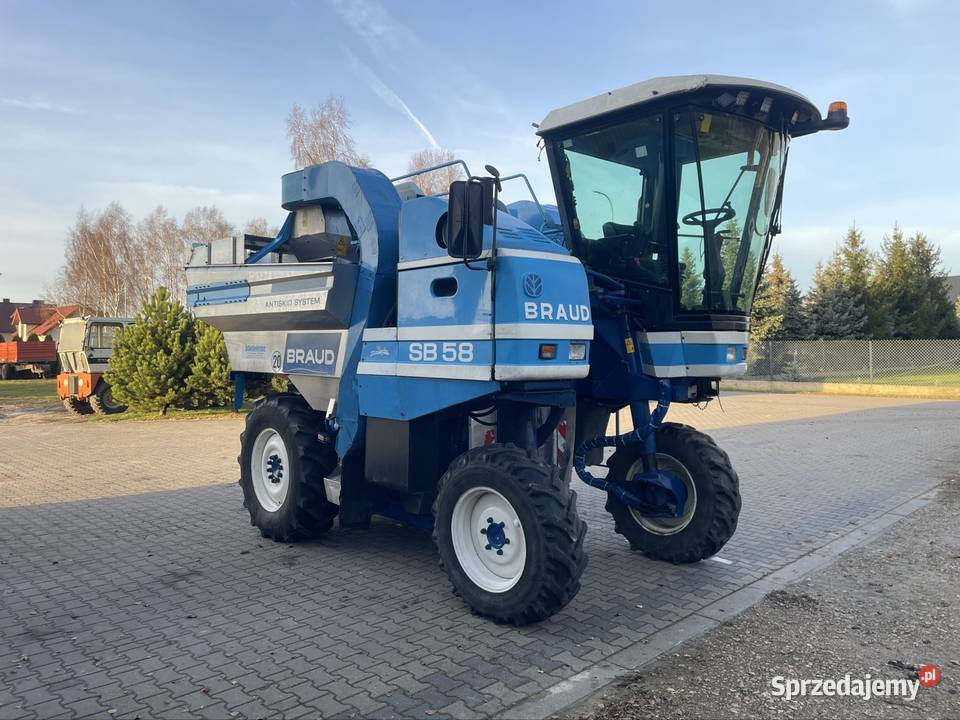 Holland Braud SB58 kombajn do zbioru porzeczki lubelskie Biała Podlaska