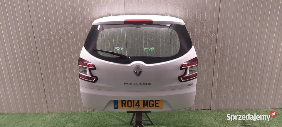 TYLNA KLAPA RENAULT MEGANE III KOMBI LAK OV369 osobowe Klapy bagażnika Międzychód