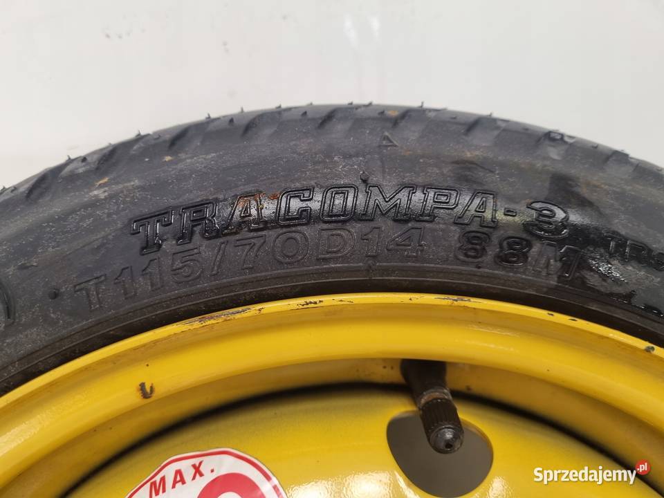 KOŁO DOJAZDOWE Honda Jazz II III 11570 D14 R14 Samochodowe lubelskie Chełm