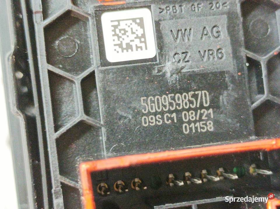 PRZEŁĄCZNIK SZYB LUSTEREK LEWY PRZÓD 5G09598570