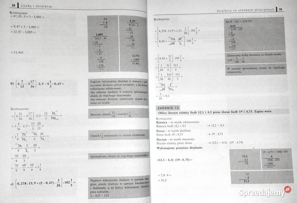 Repetytorium gimnazjalisty Matematyka Marta Chełm