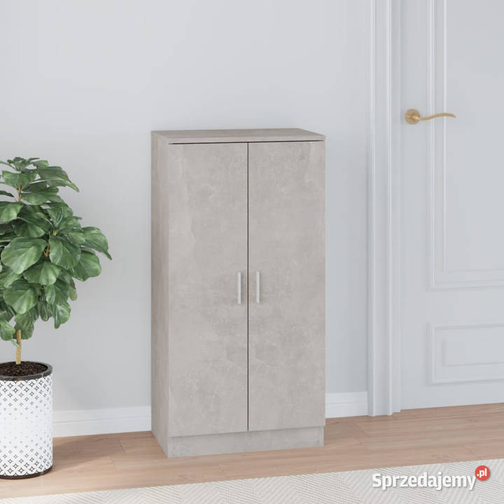 Szafka na buty szarość betonu 55x35x108 WM342666 Warszawa