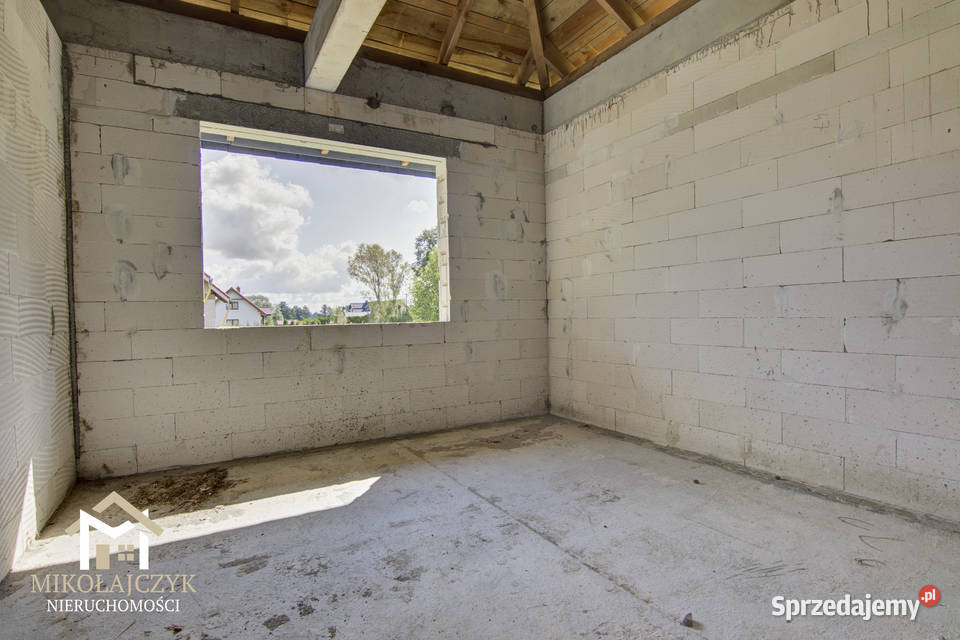 Dom wolnostojący do wykończenia Dąbrowa 128 m2 Bartoszyce sprzedam