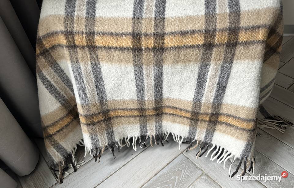 Koc pled Wooltex 100 wełny r170x200 Łódź