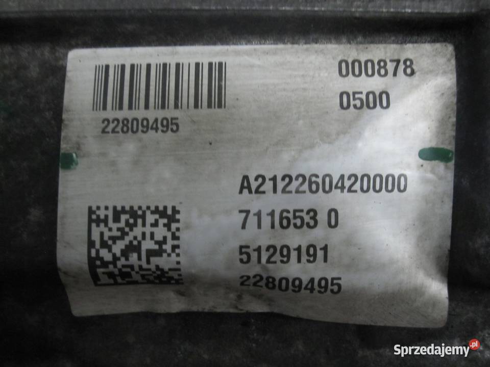 MERCEDES C 22 CDI 651911 170 12r 158 Skrzynia sprzedam