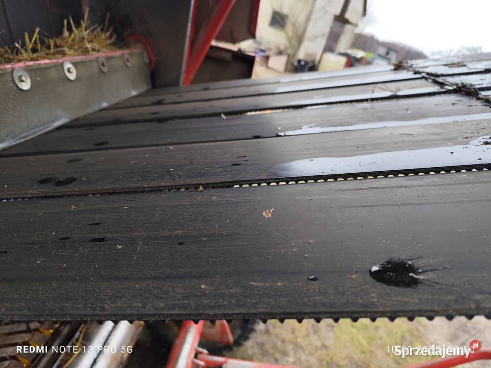 Prasa Holland 658 nowe pasy zamiana kombajn Anna New Holland Stara Kornica
