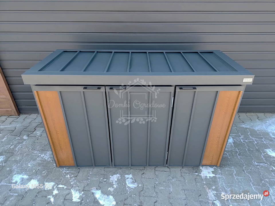 Zabudowa koszy na śmieci wiata śmietnikowa Kłodzko