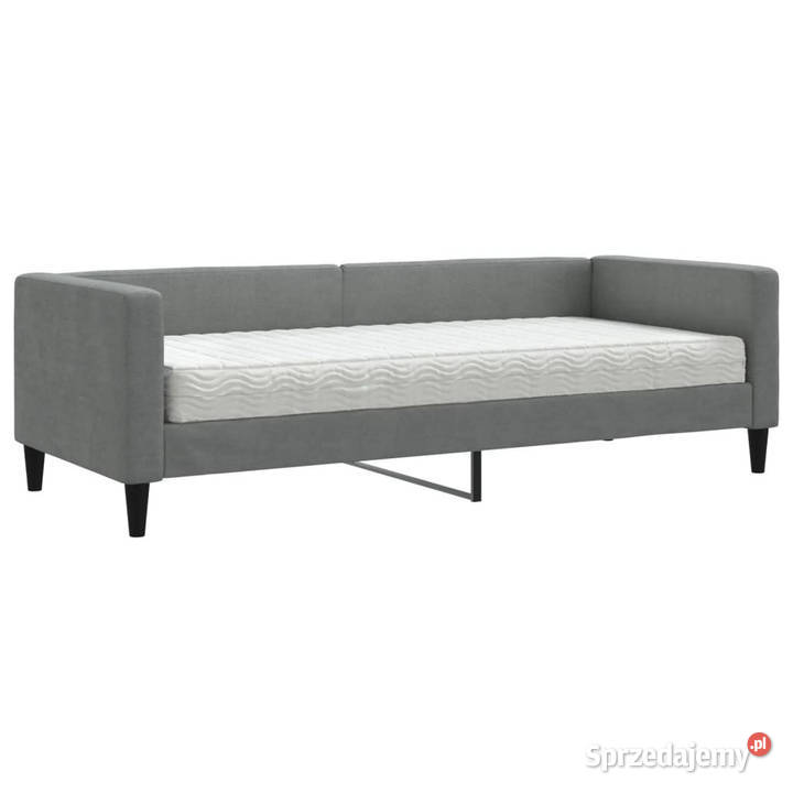 Sofa z materacem do spania ciemnoszara tkanina Warszawa sprzedam