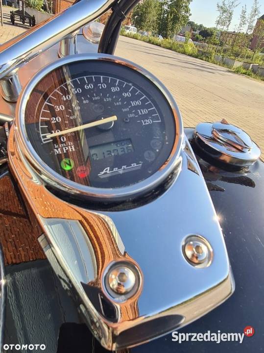 ZIMOWA Honda Shadow 750 Aero USA wydech manualna