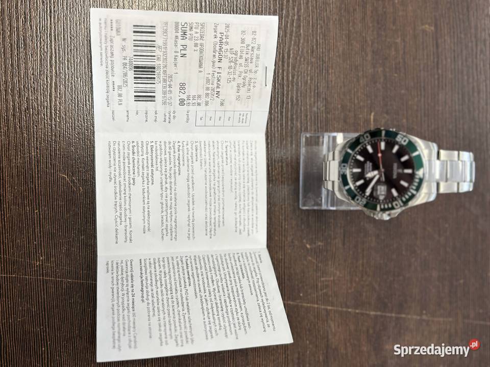 Zegarek męski Festina F205312 srebrny Automat Elbląg