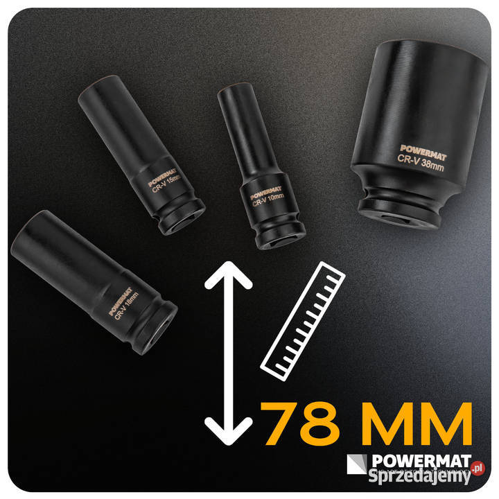 zestaw nasadek udarowych do kluczy 1038mm hex 20 Dom i Ogród Katowice