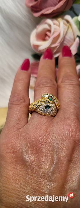 Pierścionek wąż ze srebra próby 925 Rachel Zoe z Bielsko-Biała