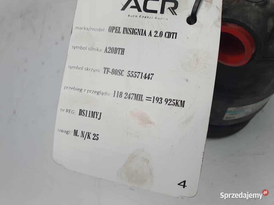 SPRĘŻARKA KLIMATYZACJI Opel Insignia 20 CDTI sprzedam