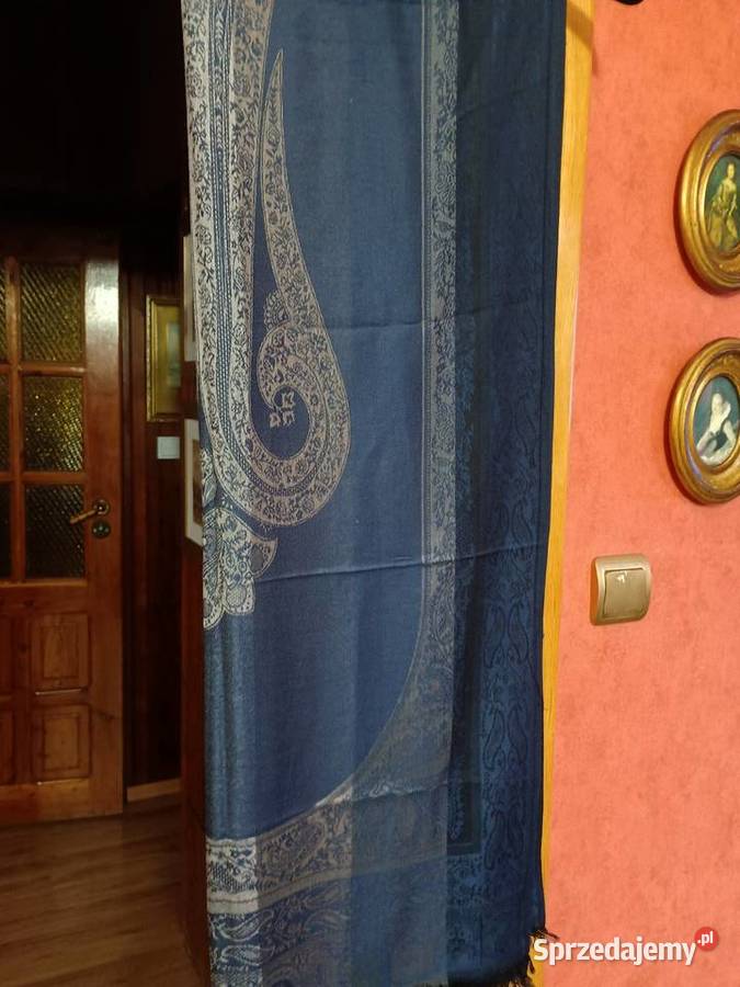Szal damski 188x68kaszmir z jedwabiem Dla kobiet Tczew