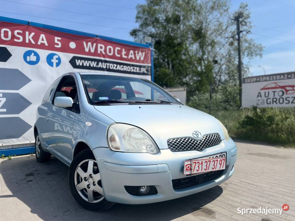Toyota Yaris 14 Diesel Klima Wspomaganie Dl nieuszkodzony Wrocław