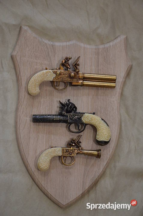 Replika broni pistolet skałkowy pocket flintlock Środa Wielkopolska