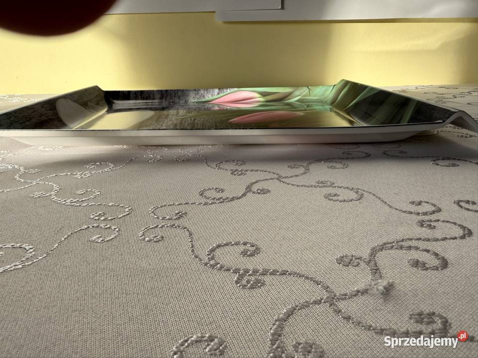 Dekoracyjna Taca Prostokątna Patera Tulipany wielokolorowy Czerwionka-Leszczyny sprzedam