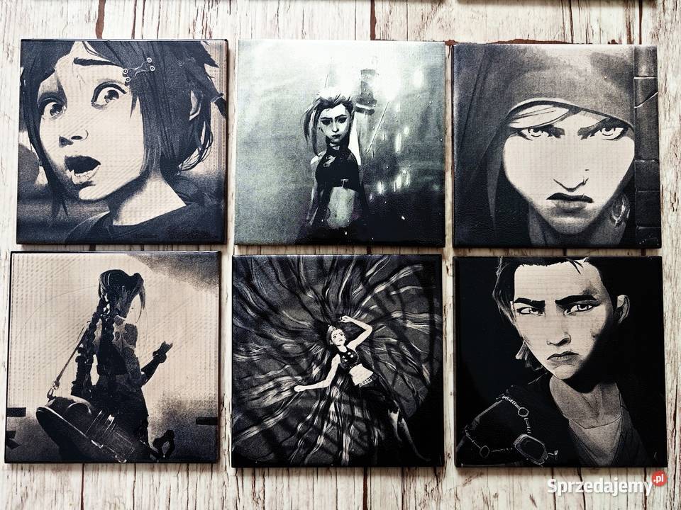 Arcane kadry z serialu filmu wygrawerowane na Dom i Ogród Jankowice