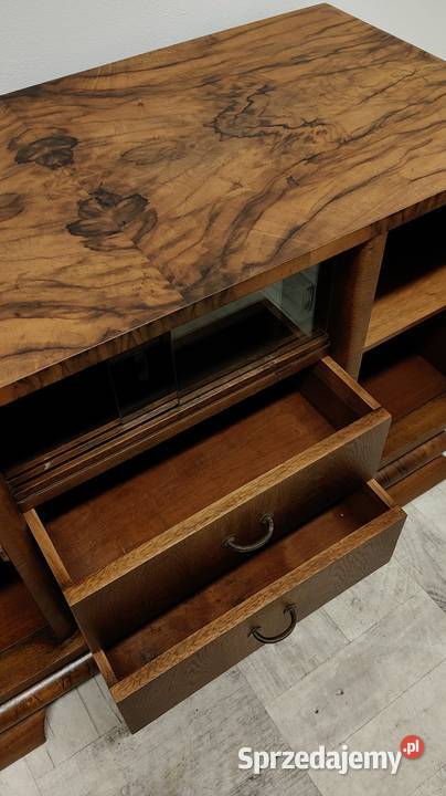 komoda art Deco lata 40te vintage design fornir Radomsko sprzedam