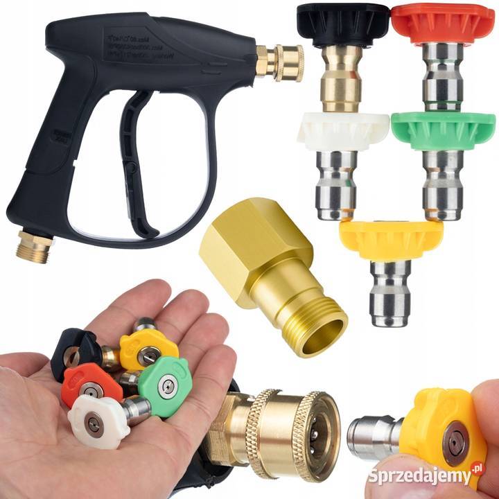 Zestaw 5 Dysz Pistolet do Myjki Karcher 300 Bar Narzędzia Ludźmierz