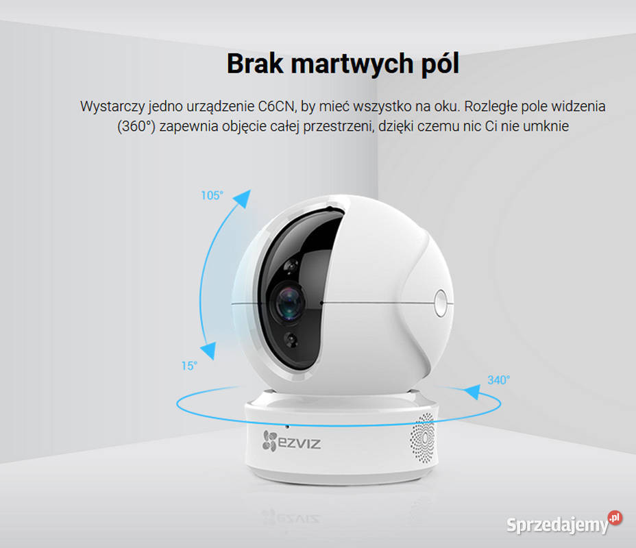 EZVIZ C6CN KAMERA OBROTOWA FULL HD Kamery Poznań sprzedam