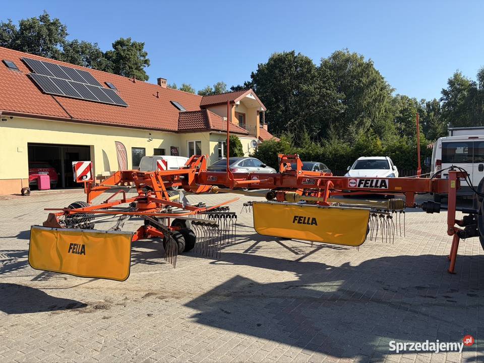 Zgrabiarka 2 karuzelowa Fella TS 1602 Do boku Rolnictwo Myszyniec