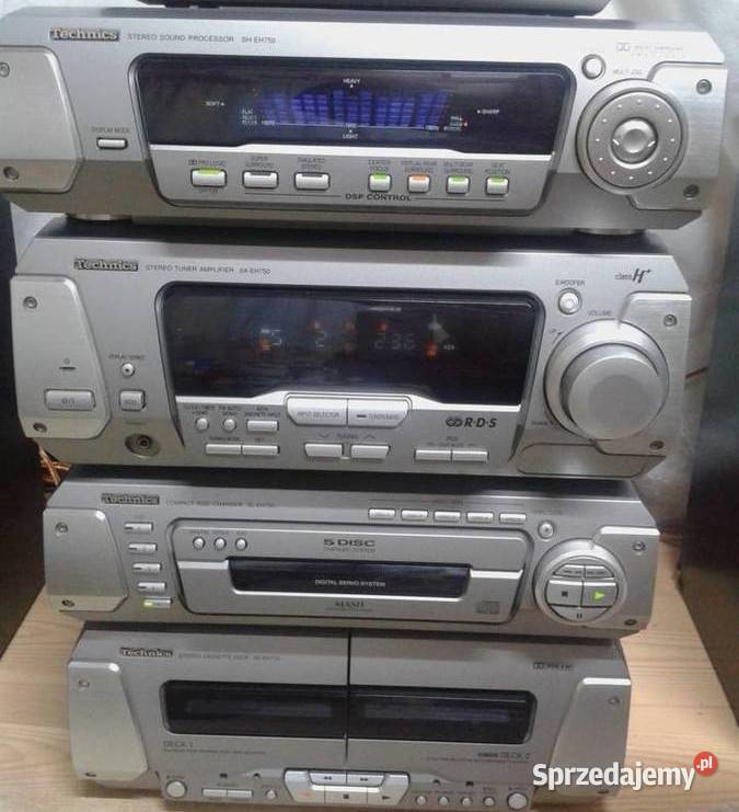 wieża HIFI TECHNICS 750 zestaw 5xCD 2xkaseta