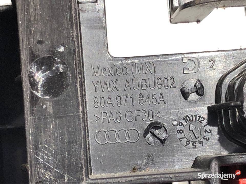 SKRZYNKA BEZPIECZNIKÓW AUDI Q5 FY 80A971845A SUV Skrzynki bezpieczników