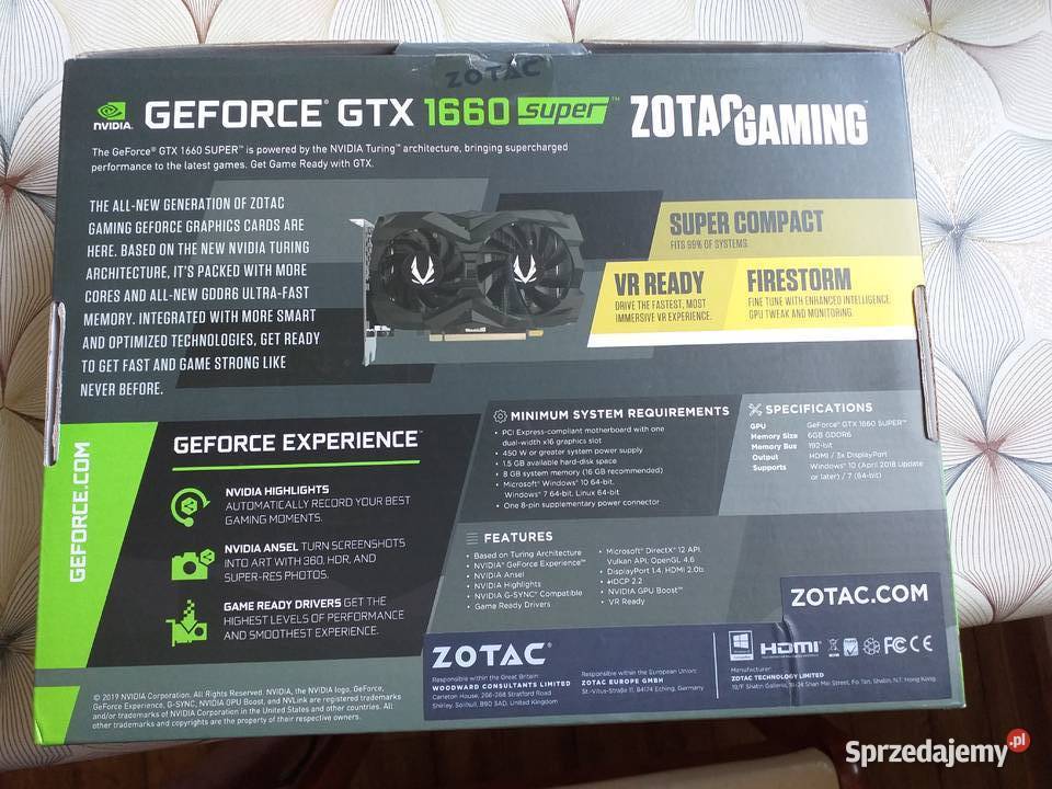 Karta graficzna Geforce gtx 1660 Maków sprzedam