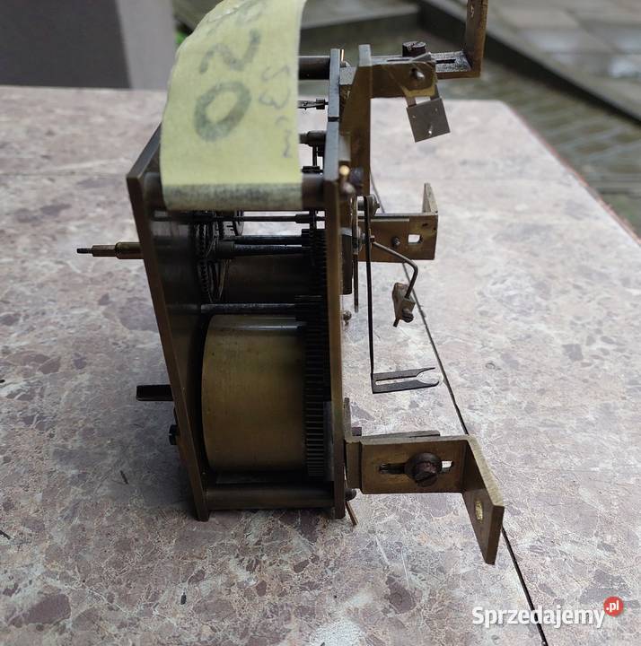 650 Mechanizm starego zegara bawole oko pełna Tczew