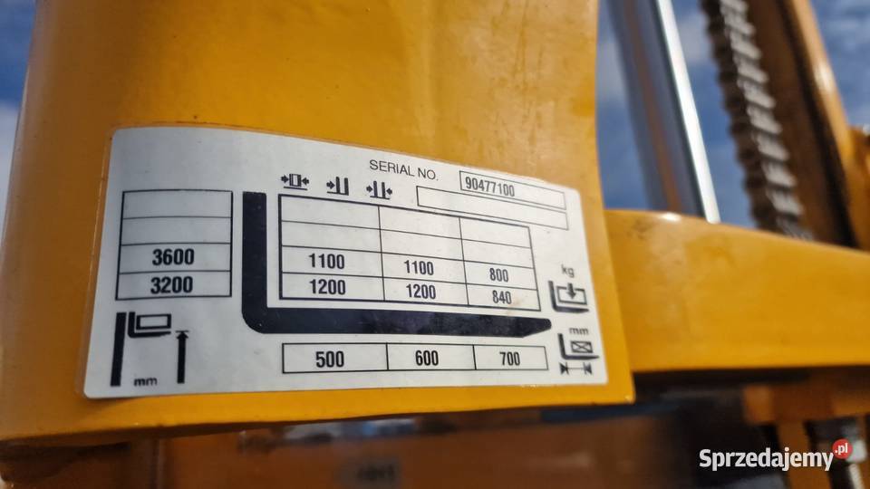 Wózek widłowy masztowy elektryczny Jungheinrich łódzkie Wieluń