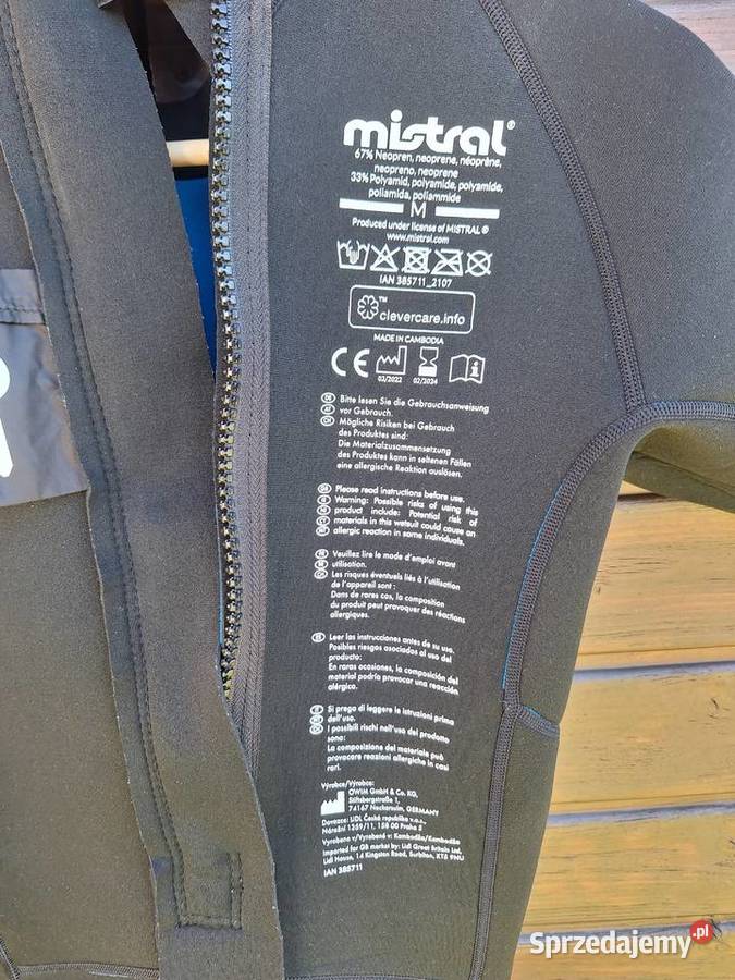 Pianka neoprenowa męska MISTRAL 172178 M 50 Gdańsk