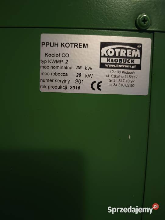 Piec CO na ekogroszek Kłobuck