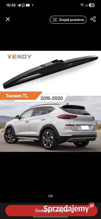 Wycieraczka przód tył Hyundai Tucson TLE 2016 Ramiona wycieraczek Bielsko-Biała