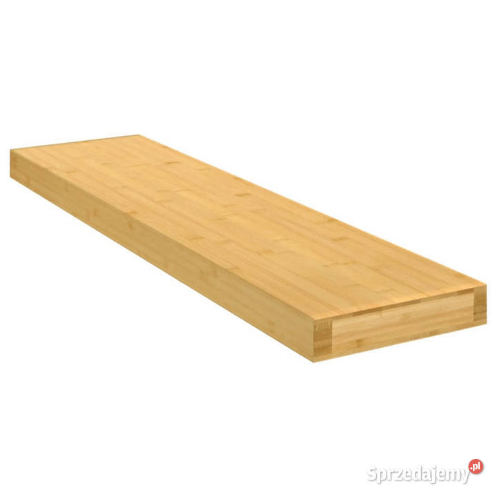 Półka ścienna 80x20x4 bambusowa WM352734 mazowieckie Warszawa