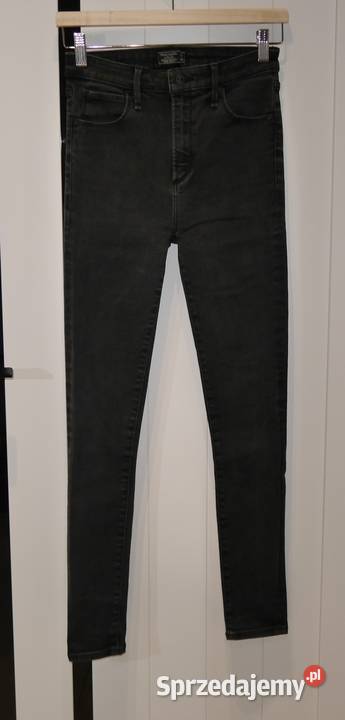 Abercrombie Fitch rurki wysoki stan 34 XS Wrocław