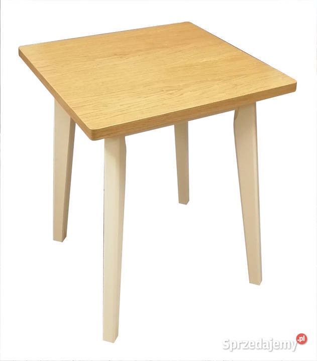 STÓŁ KWADRAT BIAŁY ŁAWA 70 70 RÓŻNE KOLORY Tołkiny