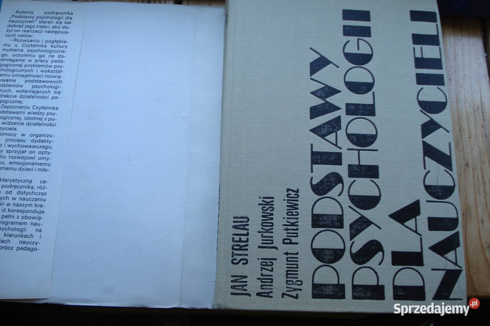 Książka Podstawy psychologii nauczycieli PWN łódzkie Łódź