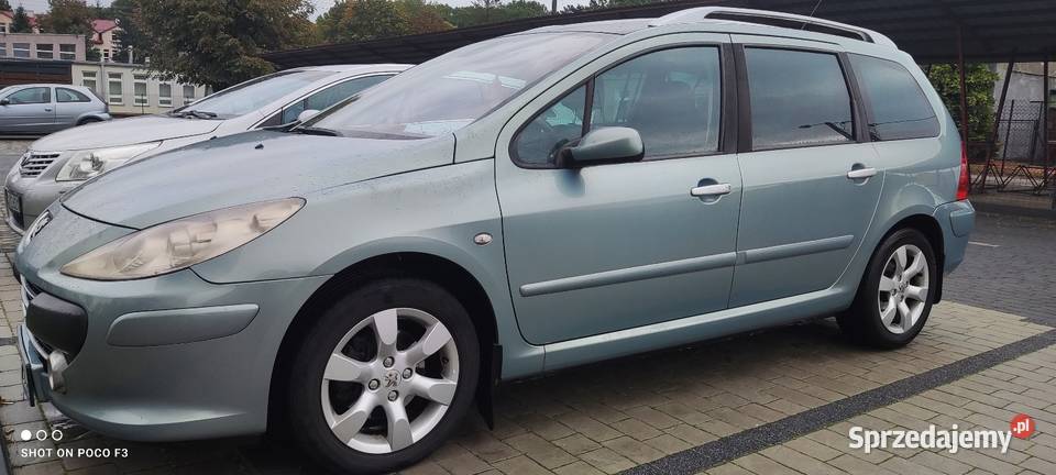 Peugeot 307SW BezwypadkowySkóry 7os czujnik parkowania małopolskie Dąbrowa Tarnowska