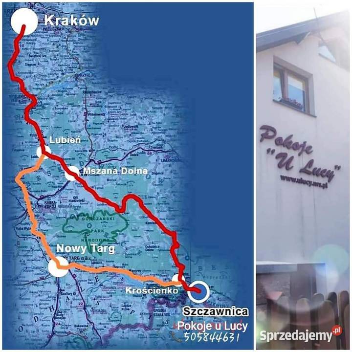 Szczawnica pokoje u Lucy Lucyny małopolskie