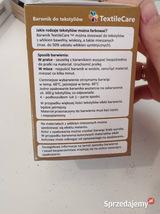 Barwnik do tkanin Sahara Gorzów Wielkopolski