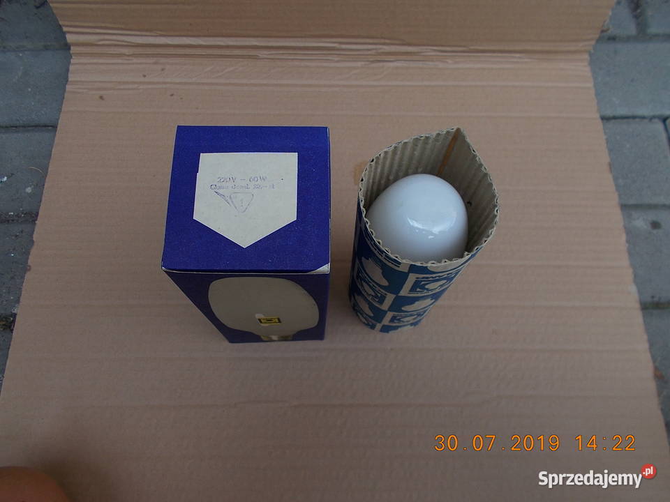 PRL STARA POLSKA ŻARÓWKA VINTAGE POLAM OF71 Warszawa