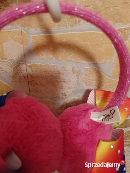 Różowe Bogato zdobione Futrzane nauszniki z Dla kobiet Kraków