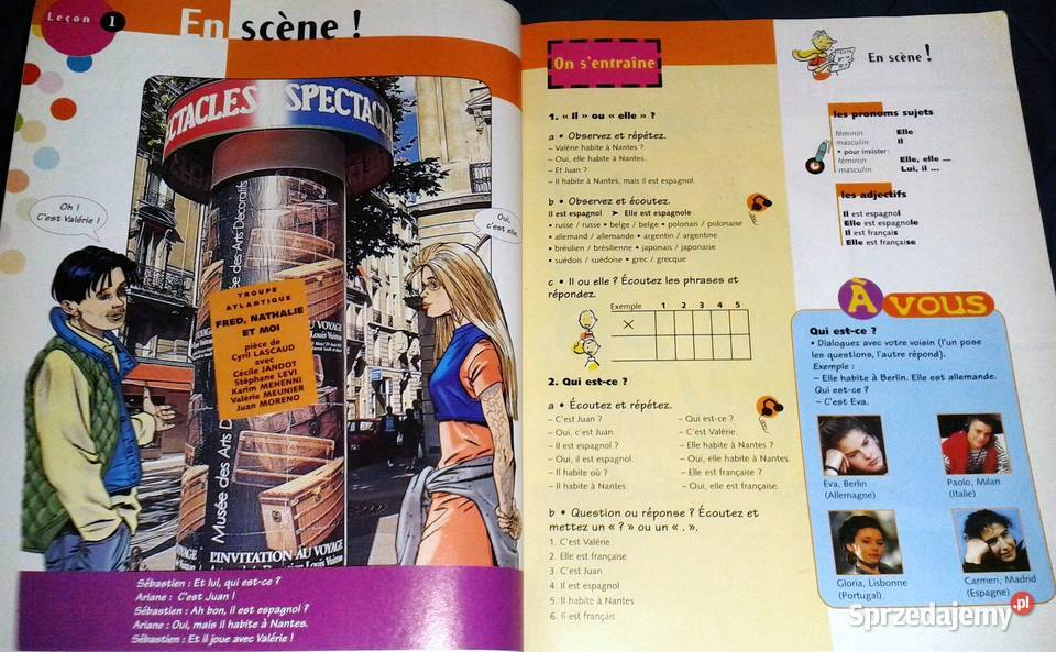 Ado 1 Methode de francais A MonnerieGoarin Y Chełm sprzedam