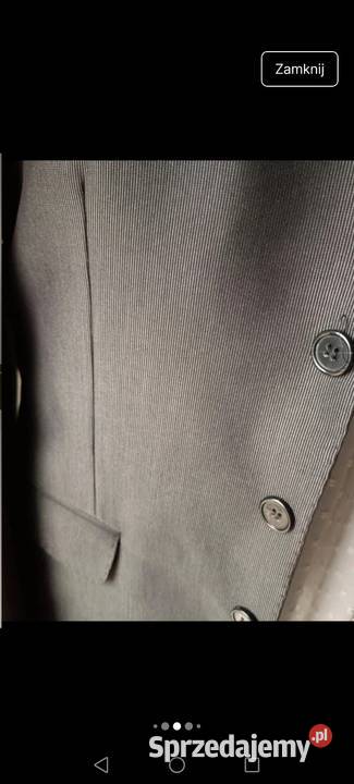 Marynarka Wełniana wool czarna o kroju męskim podkarpackie