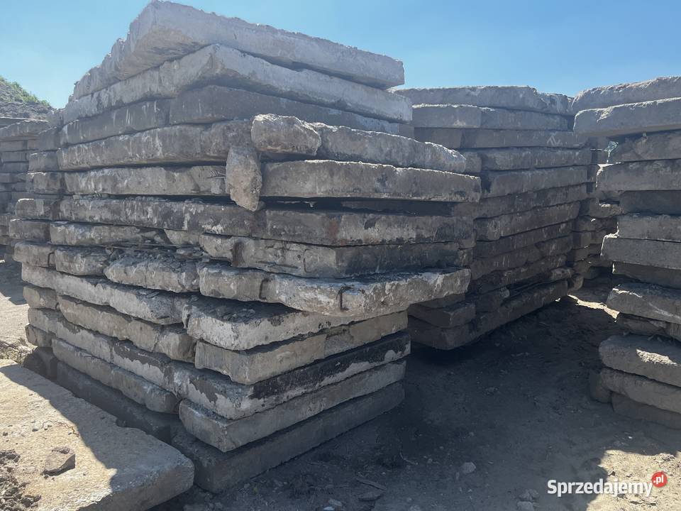 Płyty drogowe betonowe MON Choszczno sprzedam