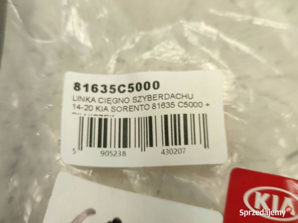 LINKA SZYBERDACHU SILNICZEK KIA SORENTO AT EX