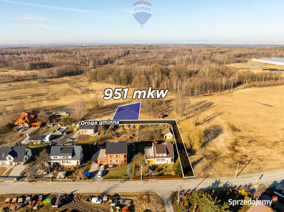 Działka budowlana Borek 951 ar Media