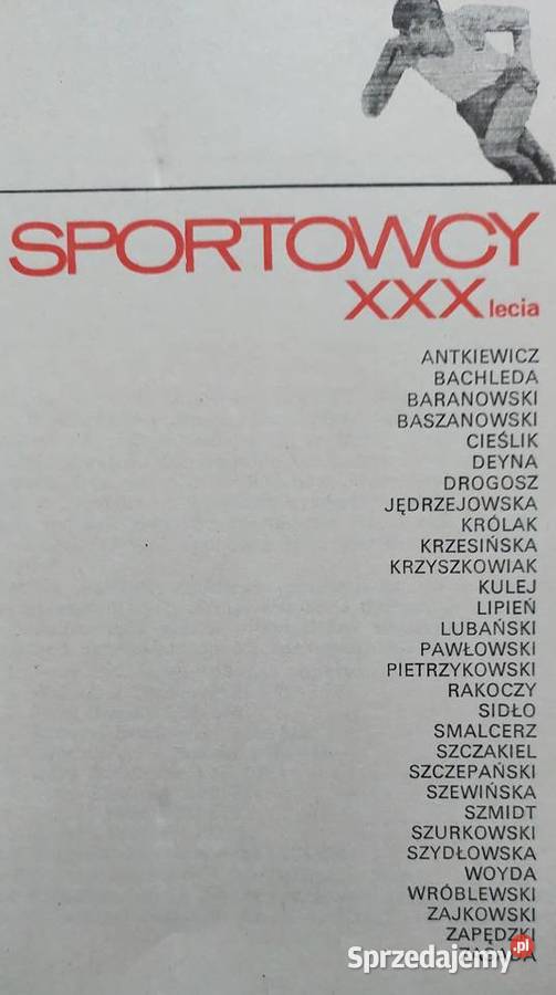 Sportowcy XXX lecia różni autorzy sprzedam